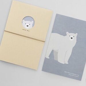 Polar Bear 🐻‍❄️ “Save Me” Lined Journal